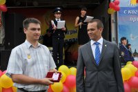 Дмитрий Захаров награжден памятной медалью «Патриот России»