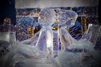 Ледяная скульптура преподавателей ЧГПУ – победитель фестиваля «Хрустальный Томск»