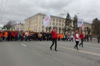 Коллектив ЧГПУ принял участие в первомайском шествии