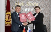 Подписан договор о сотрудничестве между ЧГПУ им. И.Я. Яковлева и Ошским госуниверситетом (Киргизская Республика)