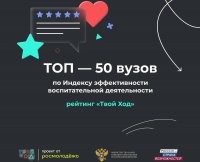 Университет Яковлева вошел в топ-50 по индексу эффективности воспитательной деятельности