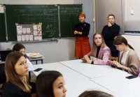 Творческая встреча студентов с научными волонтерами гимназии № 4 г. Чебоксары